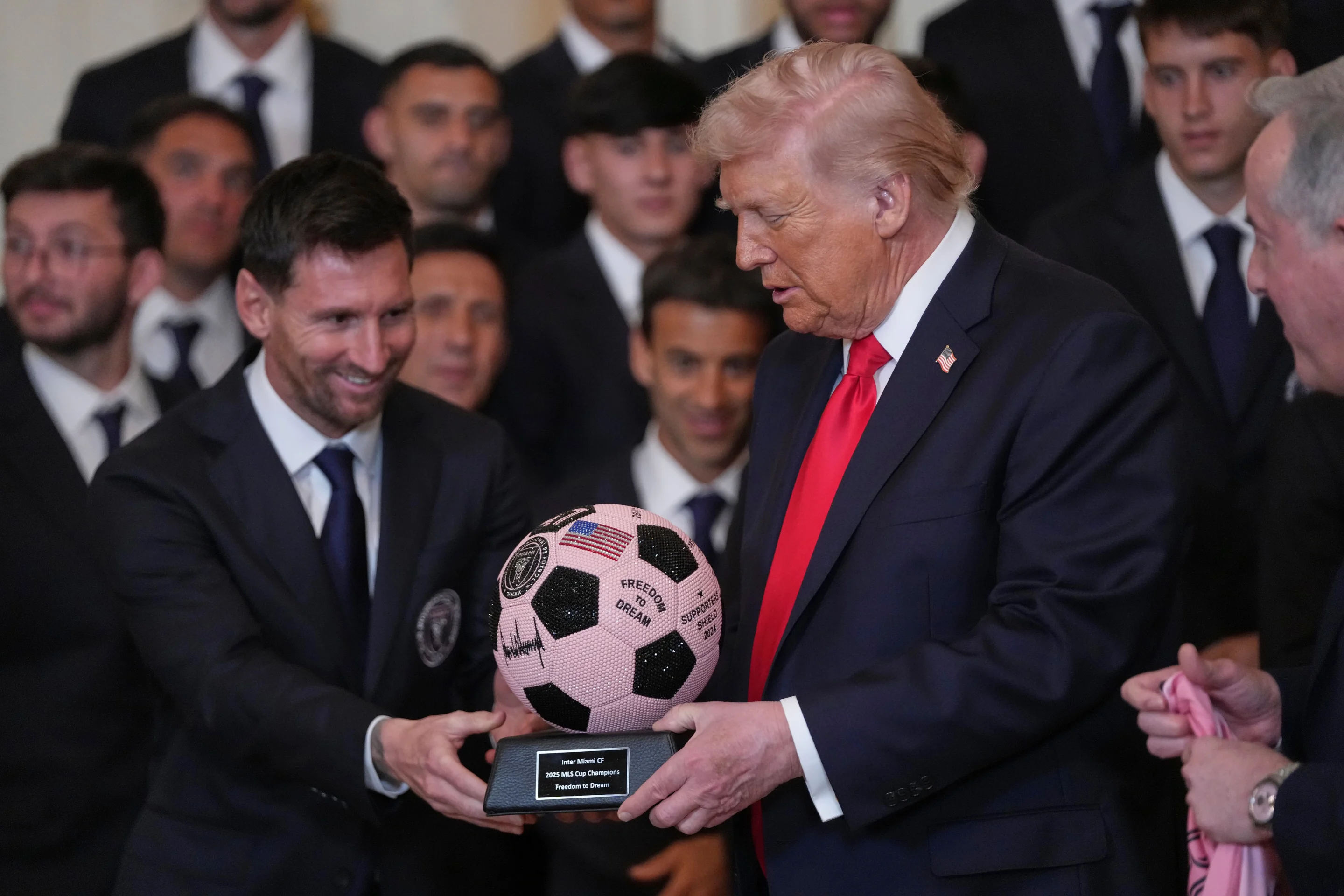 Lionel Messi and Inter Miami Honored at White House by Donald Trump After MLS Cup Victory