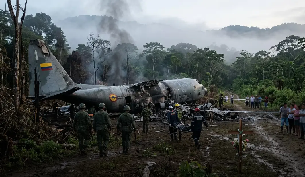 At Least 66 Dead After Colombian Air Force C-130 Crash in Amazon